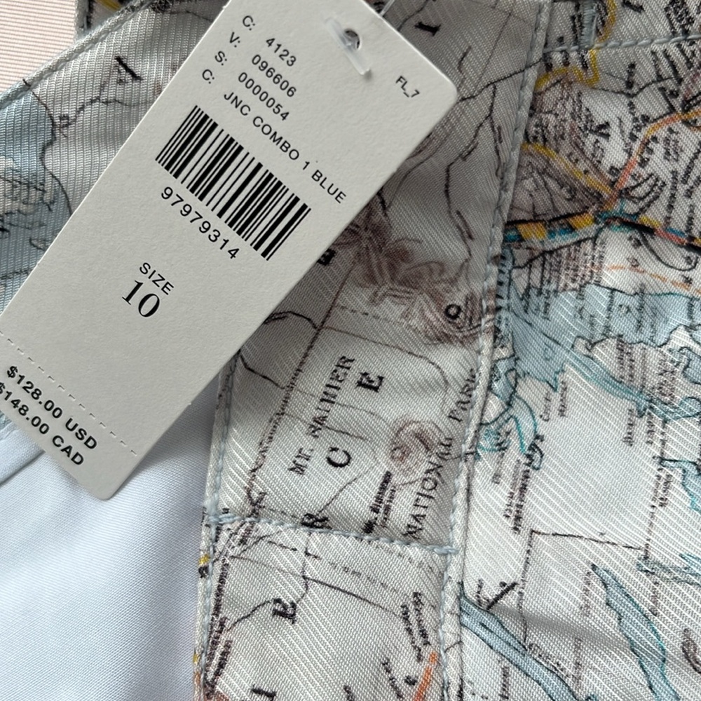 Anthropologie Maeve Map of the World Pants - Picture 5 of 6